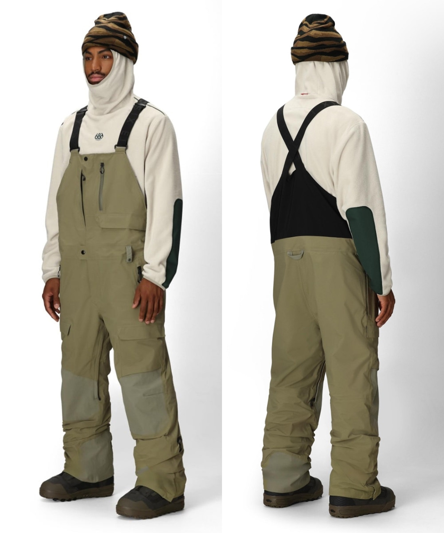 686 シックスエイトシックス GORE-TEX DISPATCH BIB スノーボード ウェア パンツ ユニセックス ゴアテックス 25-26モデル MM A17【2526】(BLK-M)