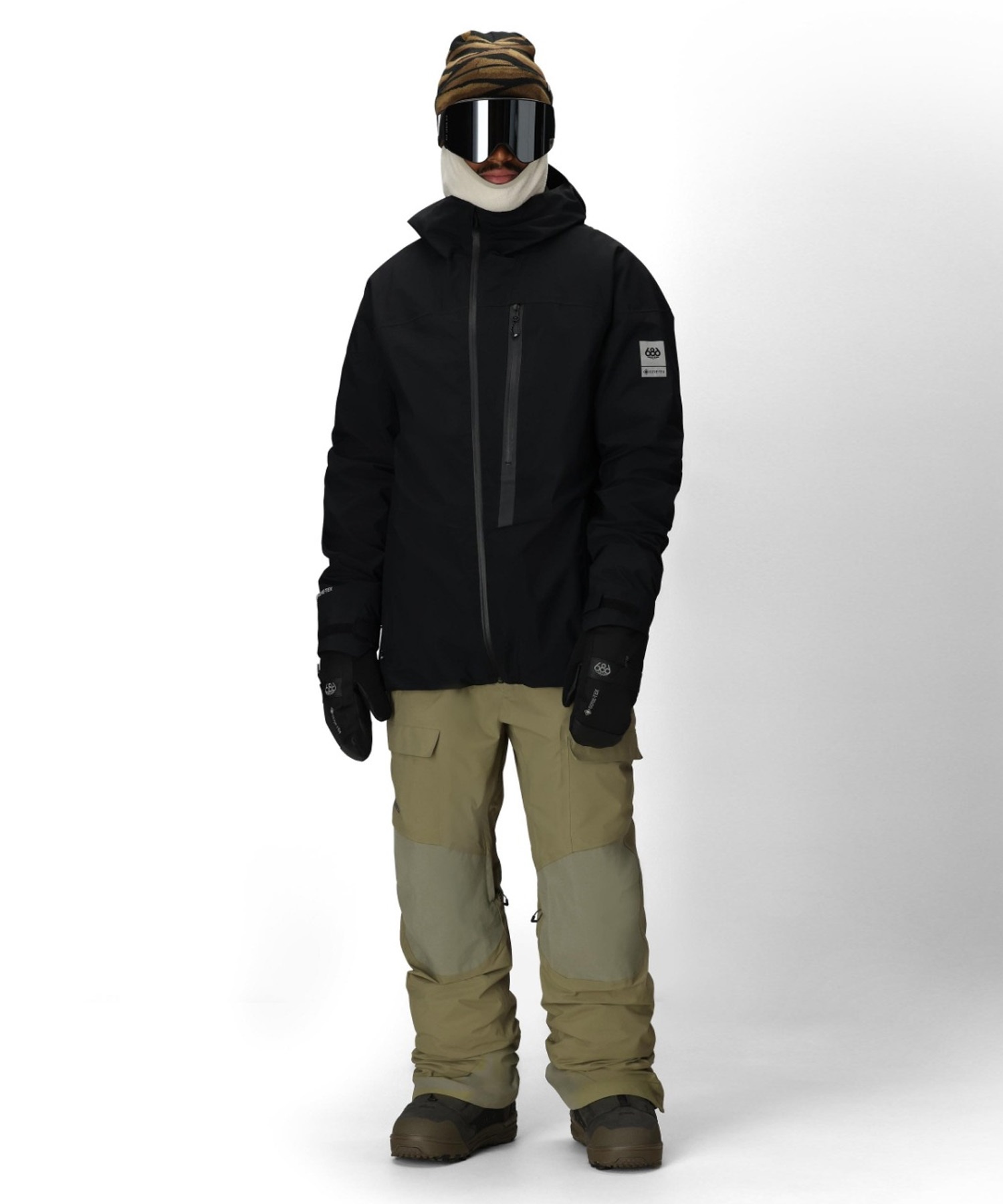 686 シックスエイトシックス GORE-TEX DISPATCH BIB スノーボード ウェア パンツ ユニセックス ゴアテックス 25-26モデル MM A17【2526】(BLK-M)