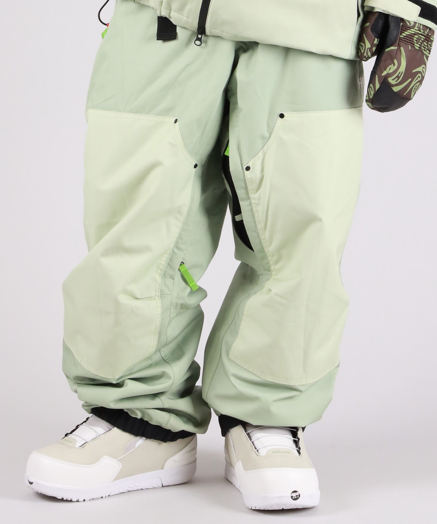 686 シックスエイトシックス HUF DOUBLE H SHELL PT スノーボード ウェア パンツ ユニセックス 25-26モデル MM B15【2526】(HGRN-S)