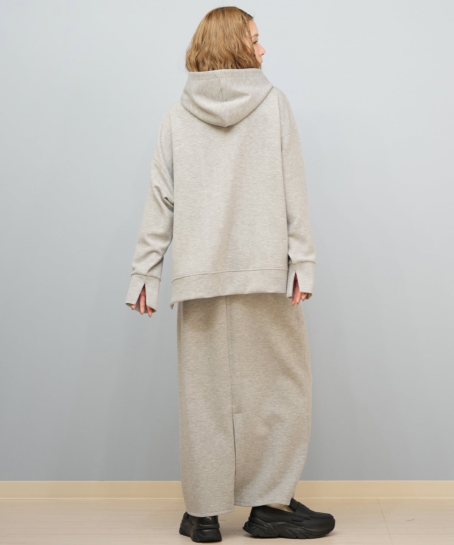 ROXY ロキシー プルオーバー パーカー レディース フーディー ロゴ ワンポイント オーバーサイズ セットアップ対応 RPO254610M(BLK-M)