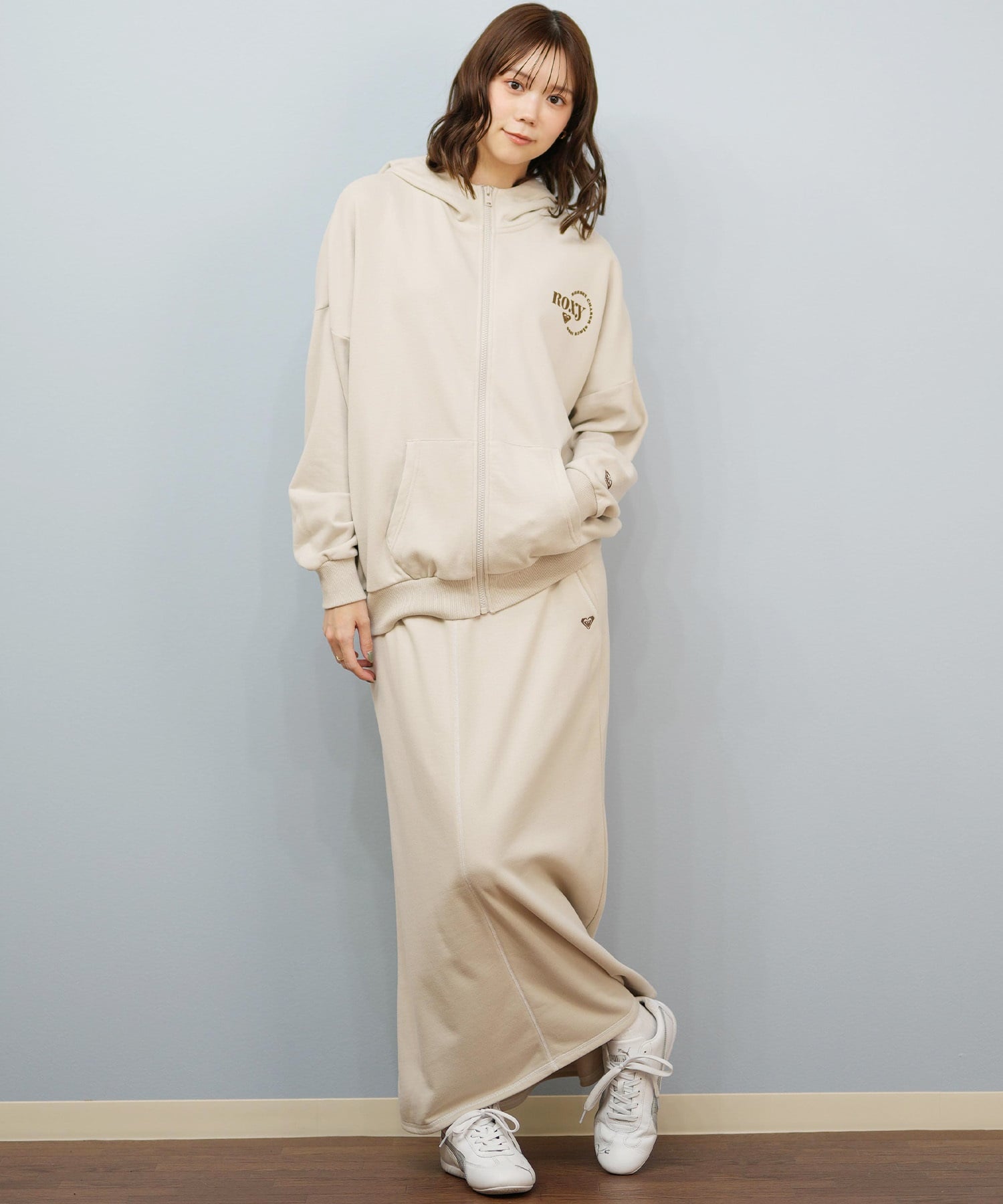 ROXY ロキシー ジップアップ パーカー レディース ロゴ シンプル JIVY ZIP HOODIE RZP254029(BLK-M)