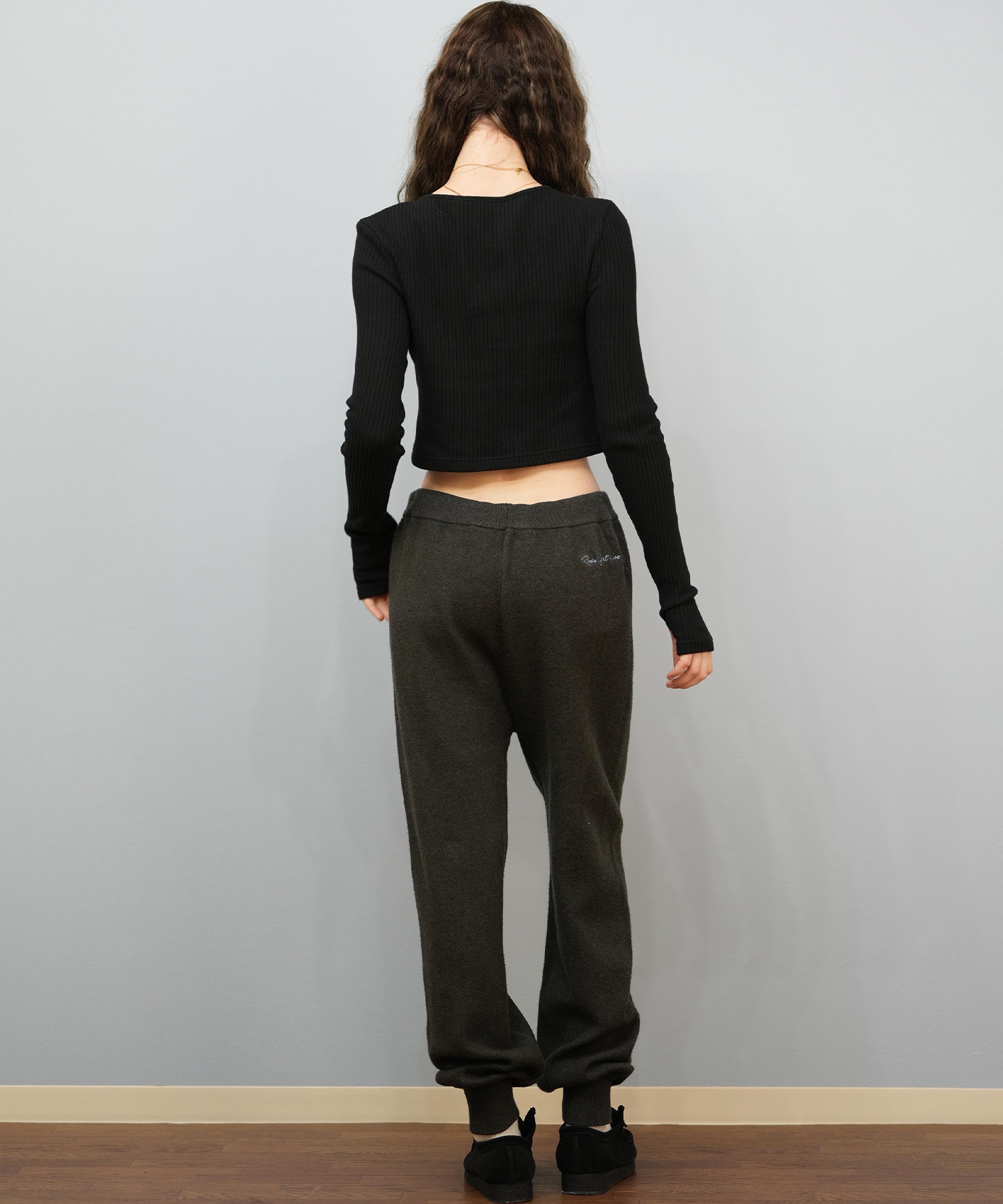 ROXY ロキシー ニット セーター カーディガン レディース クロップド丈 ショート丈 2点セット RDK254010(BLK-M)