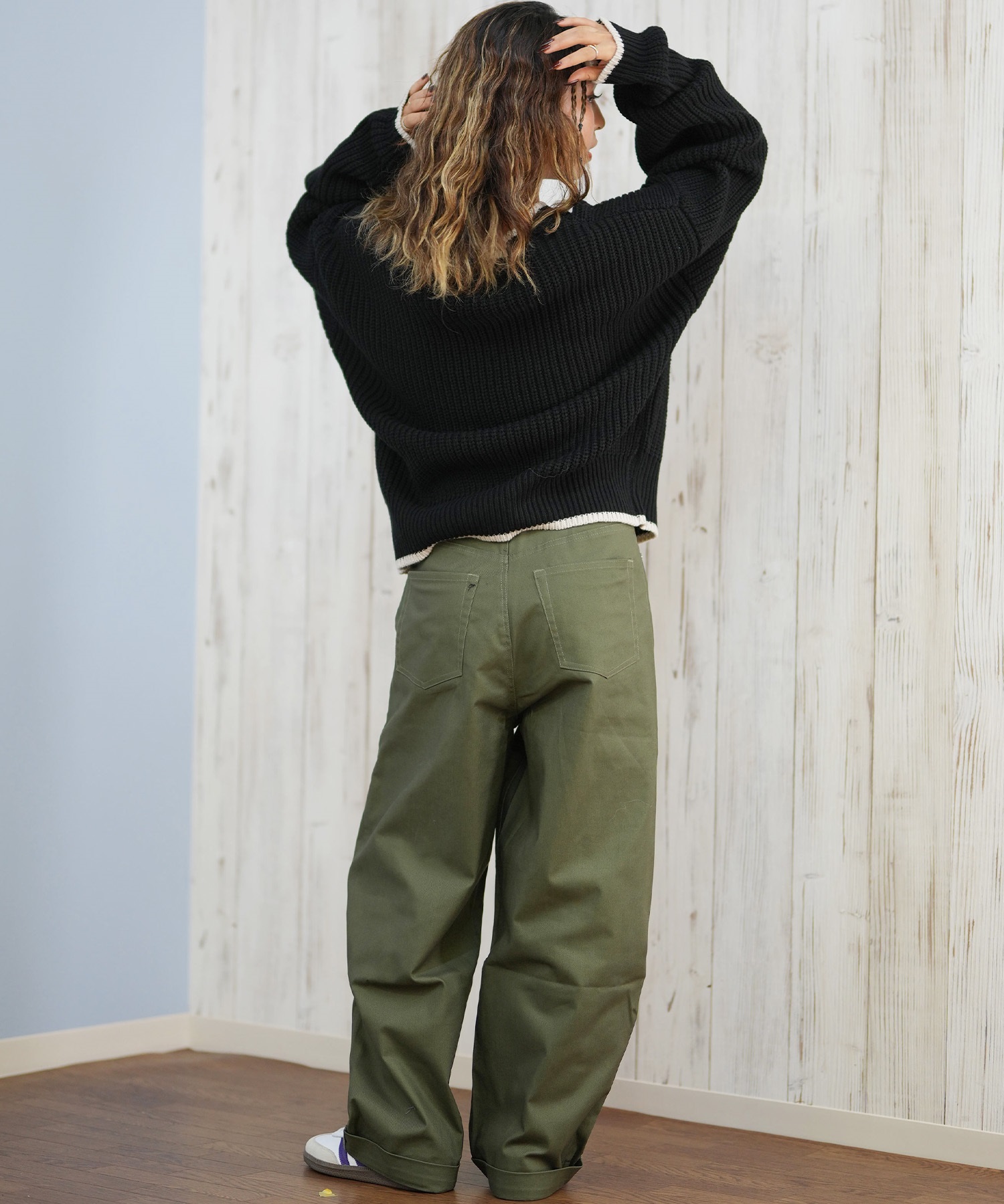 ROXY ロキシー ニット セーター カーディガン レディース クロップド丈 ショート丈 シンプル RSR254006(BLK-M)