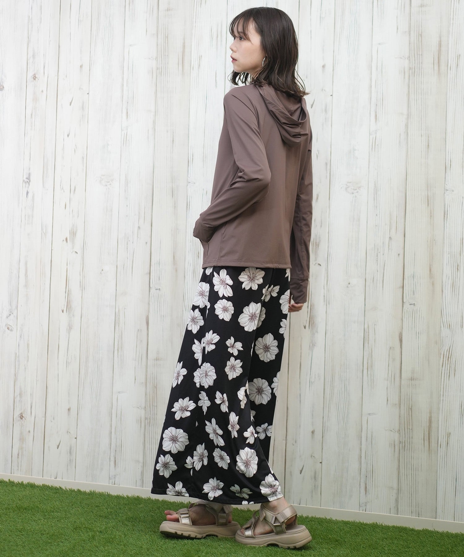 ROXY ロキシー 水着 レディース ラッシュガード ジップアップ パーカー UVカット 接触冷感 速乾 軽量 AURORA RLY251029(WHT-S)