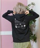 ROXY ロキシー ラッシュガード 水着 レディース パーカー ジップアップ 長袖 水陸両用 UVカット HISTORICAL LOGO HOODIE RLY251032(BGR-M)