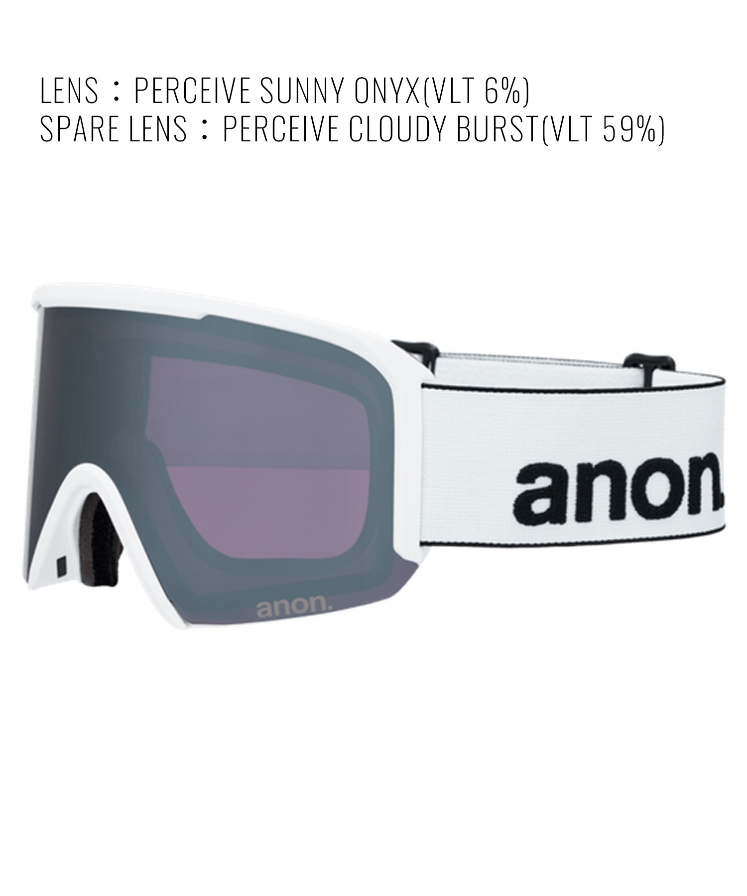 ANON アノン Nesa Goggles MFI Face Mask スノーボード ゴーグル ユニセックス ムラサキスポーツ 25-26モデル MM D11【2526】(SNOWFLURRY-NA)