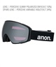 ANON アノン M4S Goggles Polarized Lens Toric スノーボード ゴーグル ユニセックス ムラサキスポーツ 25-26モデル MM D11【2526】(BLACK-NA)