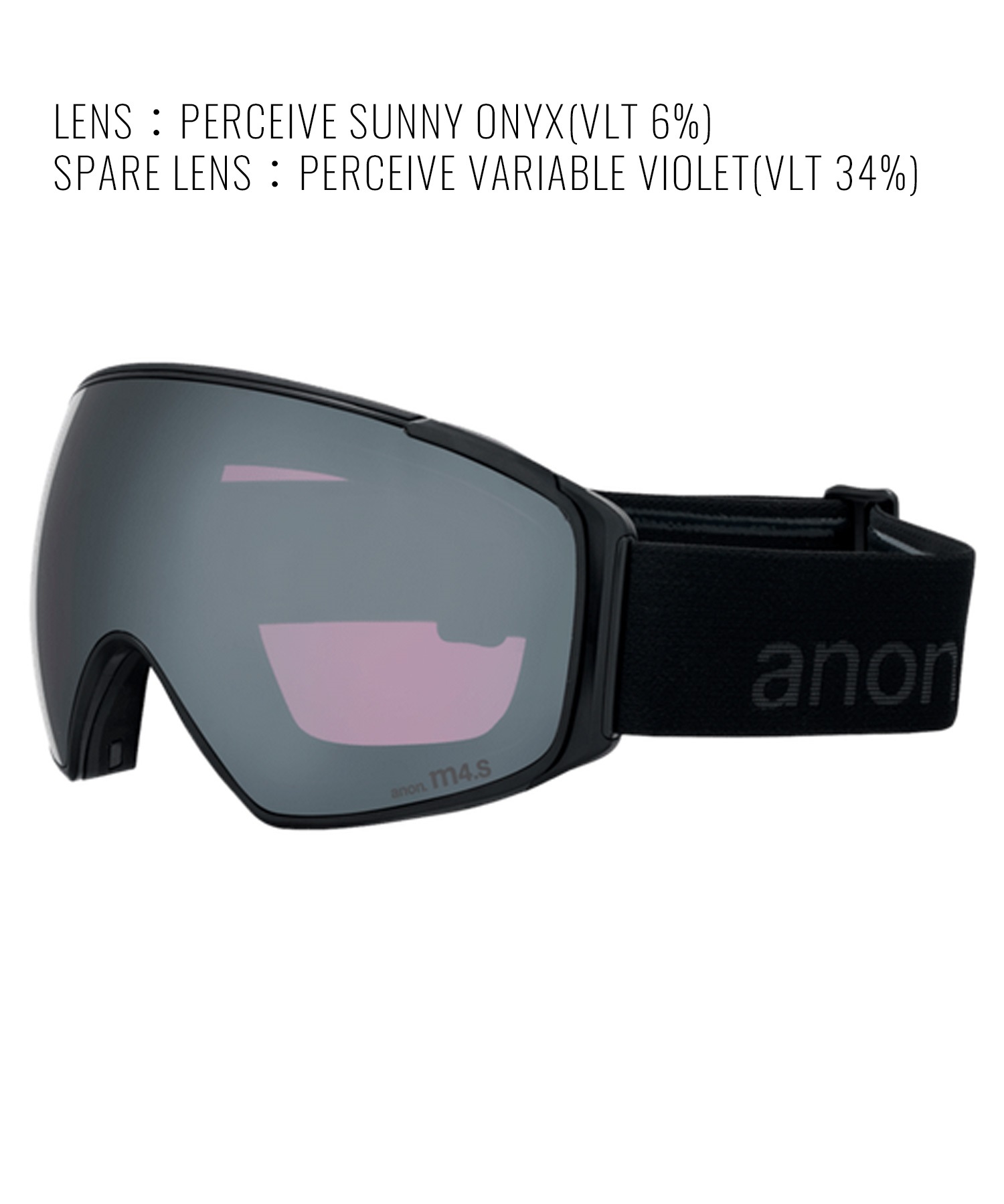 ANON アノン M4S Goggles MFI Face Mask Toric スノーボード ゴーグル ユニセックス ムラサキスポーツ 25-26モデル MM D11【2526】(DEEPCHERRY-NA)