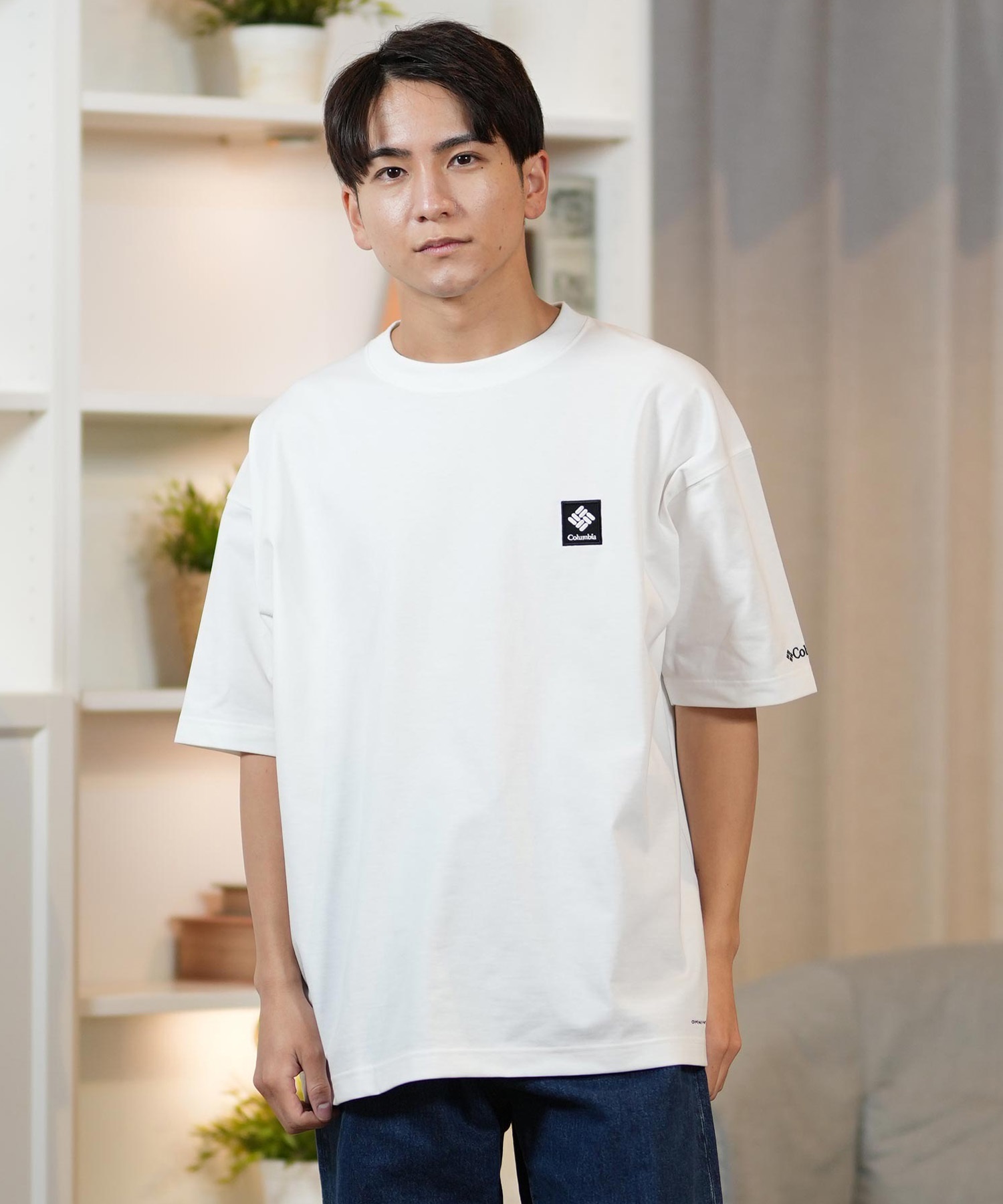 columbia コロンビア 半袖 Tシャツ メンズ バックプリント 吸湿速乾 PM0729 ムラサキスポーツ限定(10-S)