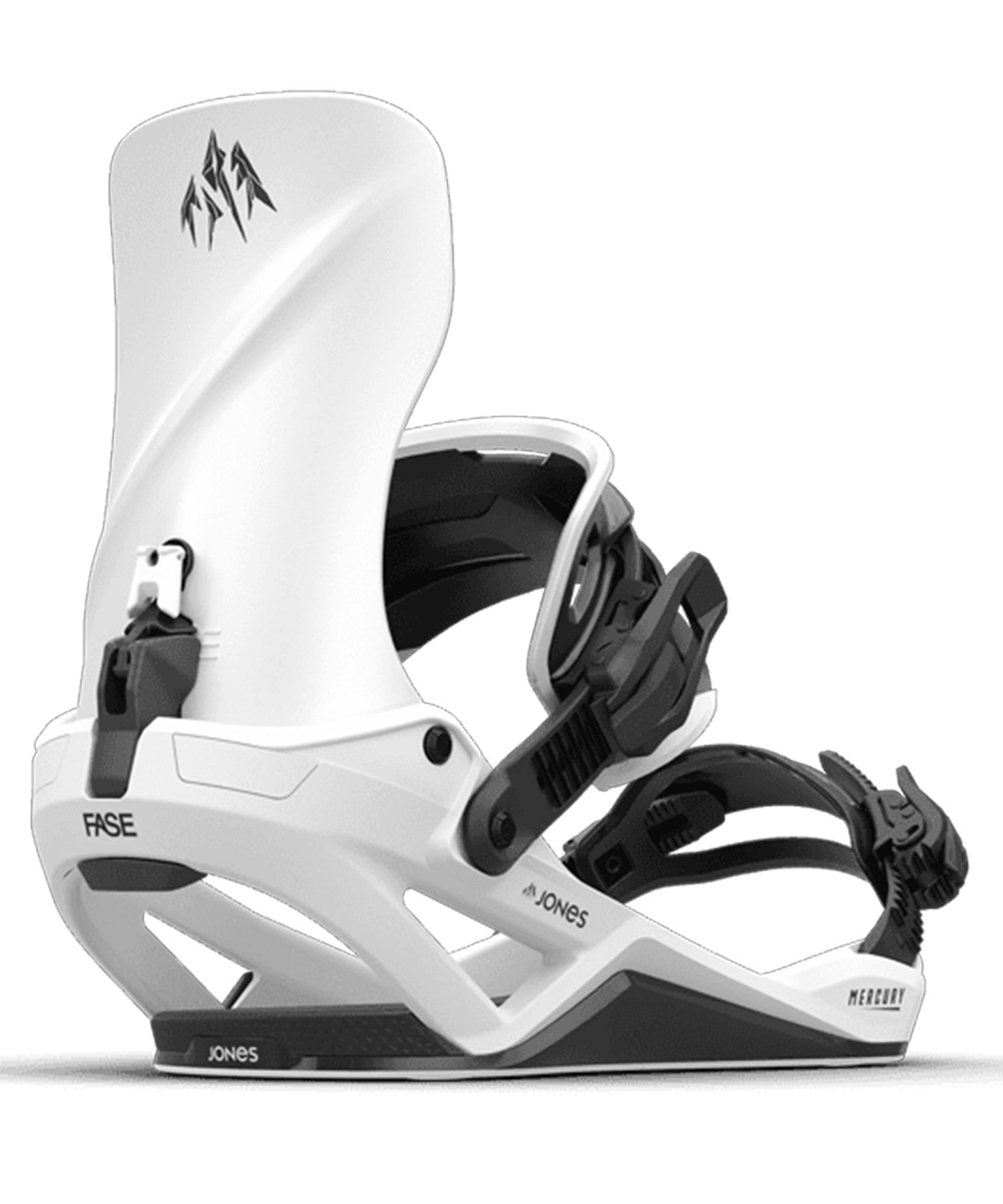 JONES ジョーンズ MERCURY FASE スノーボード バインディング ビンディング メンズ ムラサキスポーツ 25-26モデル MM B21 【2526】(CLWHT-M)