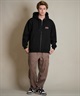 THRASHER スラッシャー ジップアップ パーカー メンズ スウェット フーディー ロゴ ワンポイント 裏起毛 254TH1PK065(WHT-M)