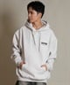 THRASHER スラッシャー プルオーバー パーカー メンズ スウェット フーディー バックプリント 裏起毛 254TH1PK066(WHT-M)