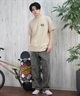 THRASHER スラッシャー 半袖 Tシャツ メンズ フロント刺繍 オーバーサイズ 252TH1ST040 ムラサキスポーツ限定(WHT-S)