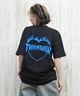 THRASHER スラッシャー 半袖 Tシャツ レディース バックプリント バーニングハート 252TH2ST030(WHT-1-M)