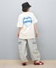 THRASHER スラッシャー 半袖 Tシャツ レディース バックプリント バーニングハート 252TH2ST030(WHT-1-M)