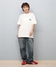 THRASHER スラッシャー 半袖 Tシャツ レディース バックプリント バーニングハート 252TH2ST030(WHT-1-M)