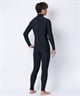SUPER BRAND スーパーブランド バックジップ ライトフル ONLI BZ FL 25SS ウェットスーツ フルスーツ メンズ(BLK-M)