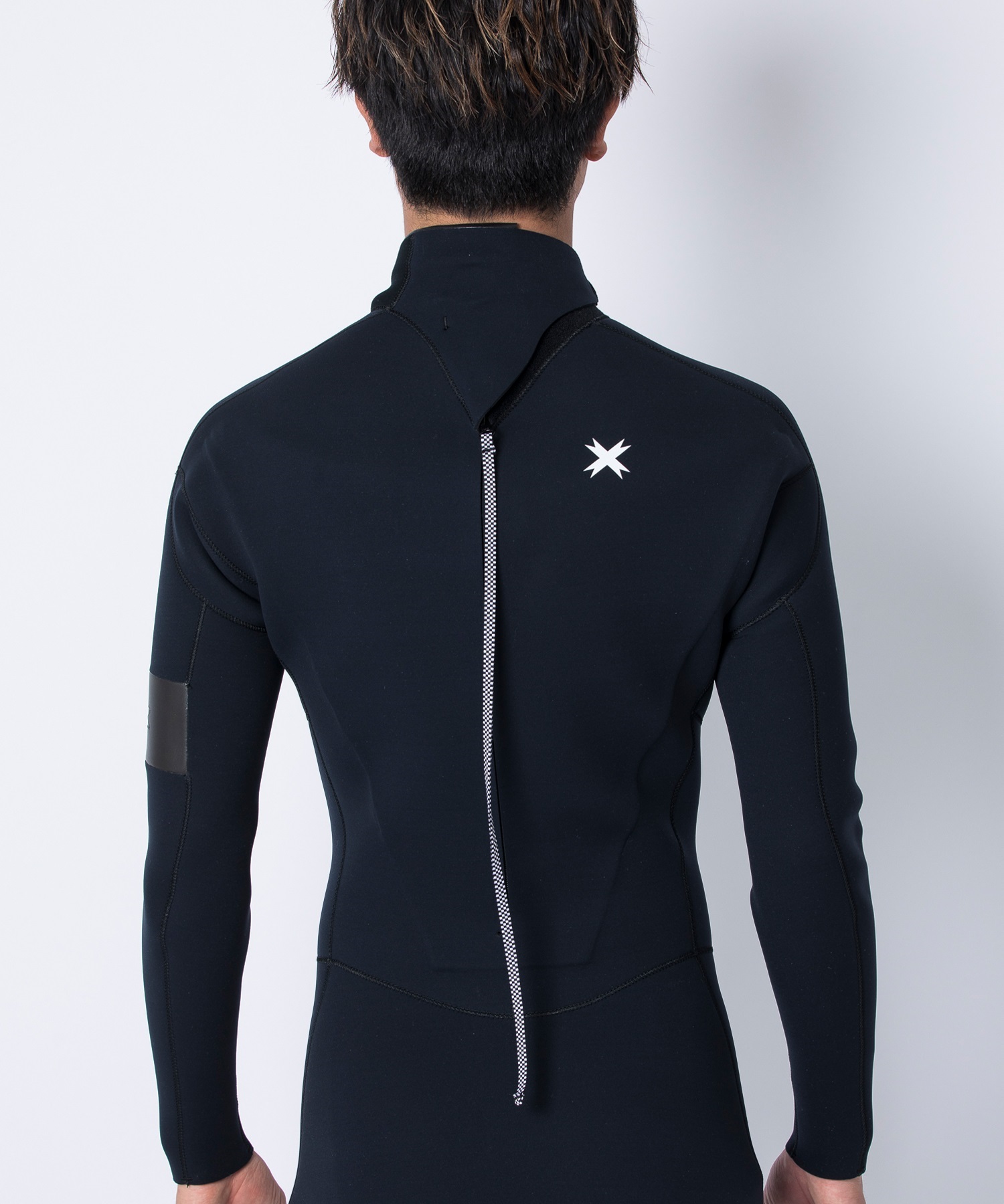 SUPER BRAND スーパーブランド バックジップ ライトフル SB BZ FULL 25SS ウェットスーツ フルスーツ メンズ(BLK-M)