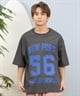 DEAR LAUREL ディアローレル 半袖 Tシャツ メンズ バックプリント 抗菌防臭 UVケア 接触冷感 CAL FOOTBALL TEE D25S2106(WHT-M)