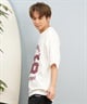 DEAR LAUREL ディアローレル 半袖 Tシャツ メンズ バックプリント 抗菌防臭 UVケア 接触冷感 CAL FOOTBALL TEE D25S2106(WHT-M)