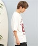 DEAR LAUREL ディアローレル 半袖 Tシャツ メンズ バックプリント 抗菌防臭 UVケア 接触冷感 CAL FOOTBALL TEE D25S2106(WHT-M)