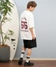 DEAR LAUREL ディアローレル 半袖 Tシャツ メンズ バックプリント 抗菌防臭 UVケア 接触冷感 CAL FOOTBALL TEE D25S2106(WHT-M)