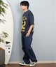 DEAR LAUREL ディアローレル 半袖 Tシャツ メンズ バックプリント 抗菌防臭 UVケア 接触冷感 CAL FOOTBALL TEE D25S2106(WHT-M)