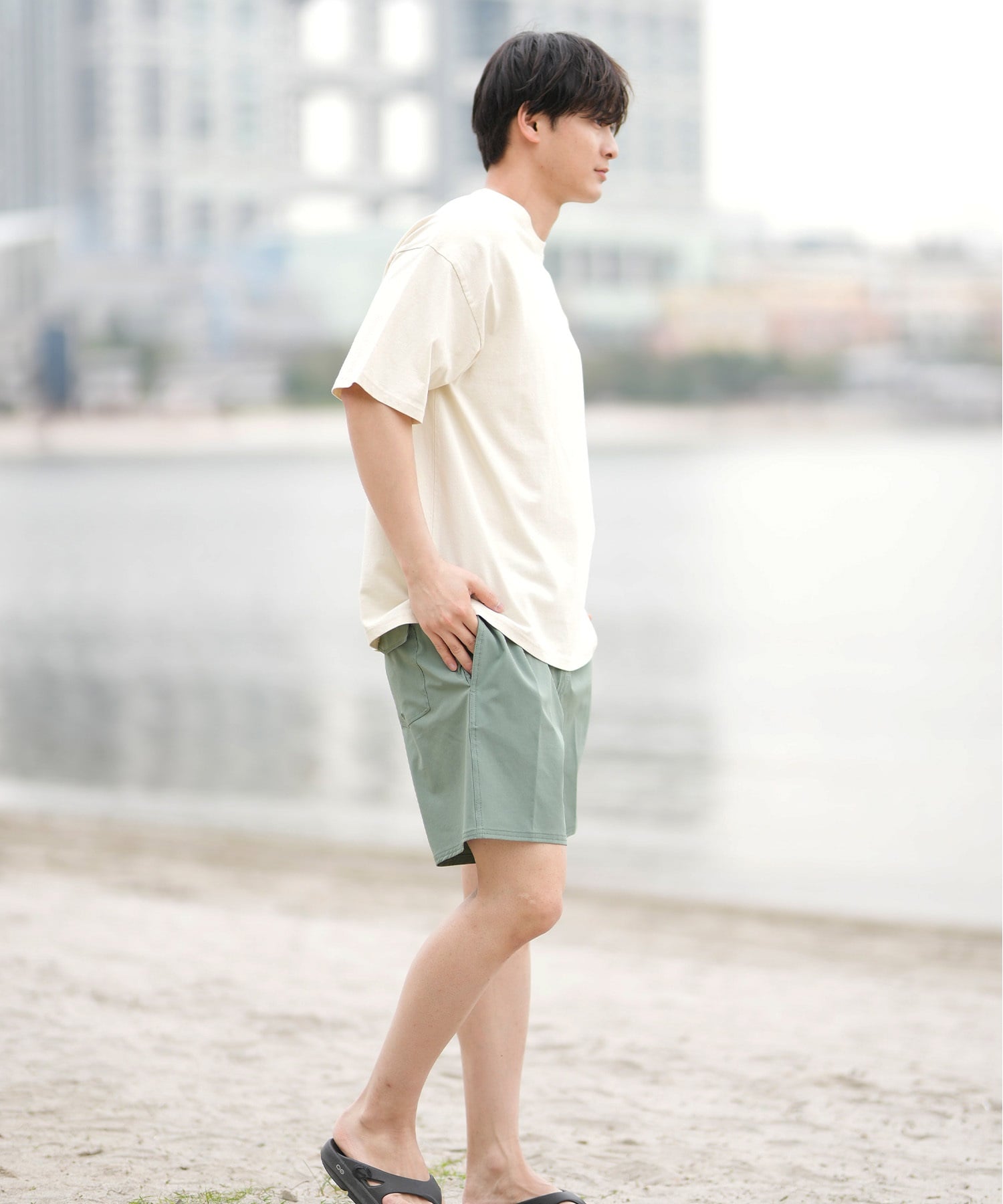 DEAR LAUREL ディアローレル 半袖 Tシャツ メンズ バックプリント ヴィンテージ風 JM LOS ANGELS DL25S-JM03(OFF-M)