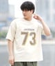 DEAR LAUREL ディアローレル 半袖 Tシャツ メンズ バックプリント ヴィンテージ風 JM FOOTBALL TEE DL25S-JM05(OFF-M)