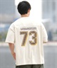 DEAR LAUREL ディアローレル 半袖 Tシャツ メンズ バックプリント ヴィンテージ風 JM FOOTBALL TEE DL25S-JM05(OFF-M)