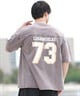 DEAR LAUREL ディアローレル 半袖 Tシャツ メンズ バックプリント ヴィンテージ風 JM FOOTBALL TEE DL25S-JM05(OFF-M)