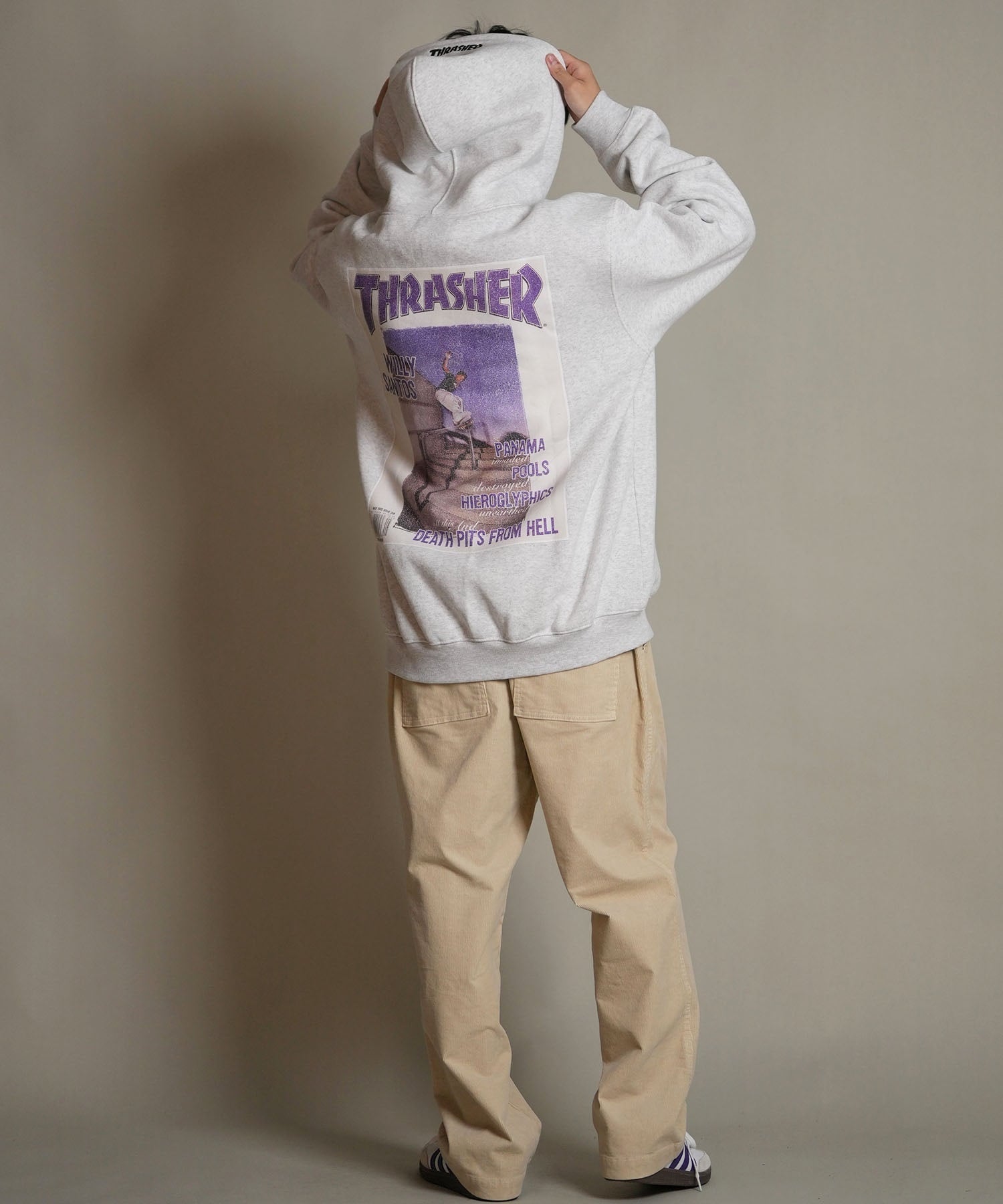 DEAR LAUREL ディアローレル ロングパンツ メンズ コーデュロイ CORDUROY PANTS D25F-3102(BRN-M)