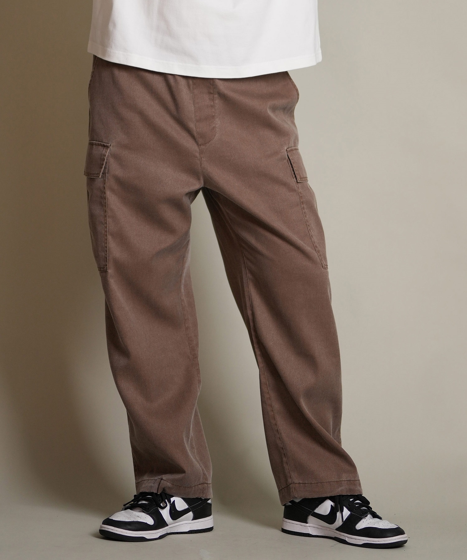 DEAR LAUREL ディアローレル ロングパンツ カーゴパンツ メンズ ロンパン TWILL CARGO PANTS D25F-3105(CGR-M)