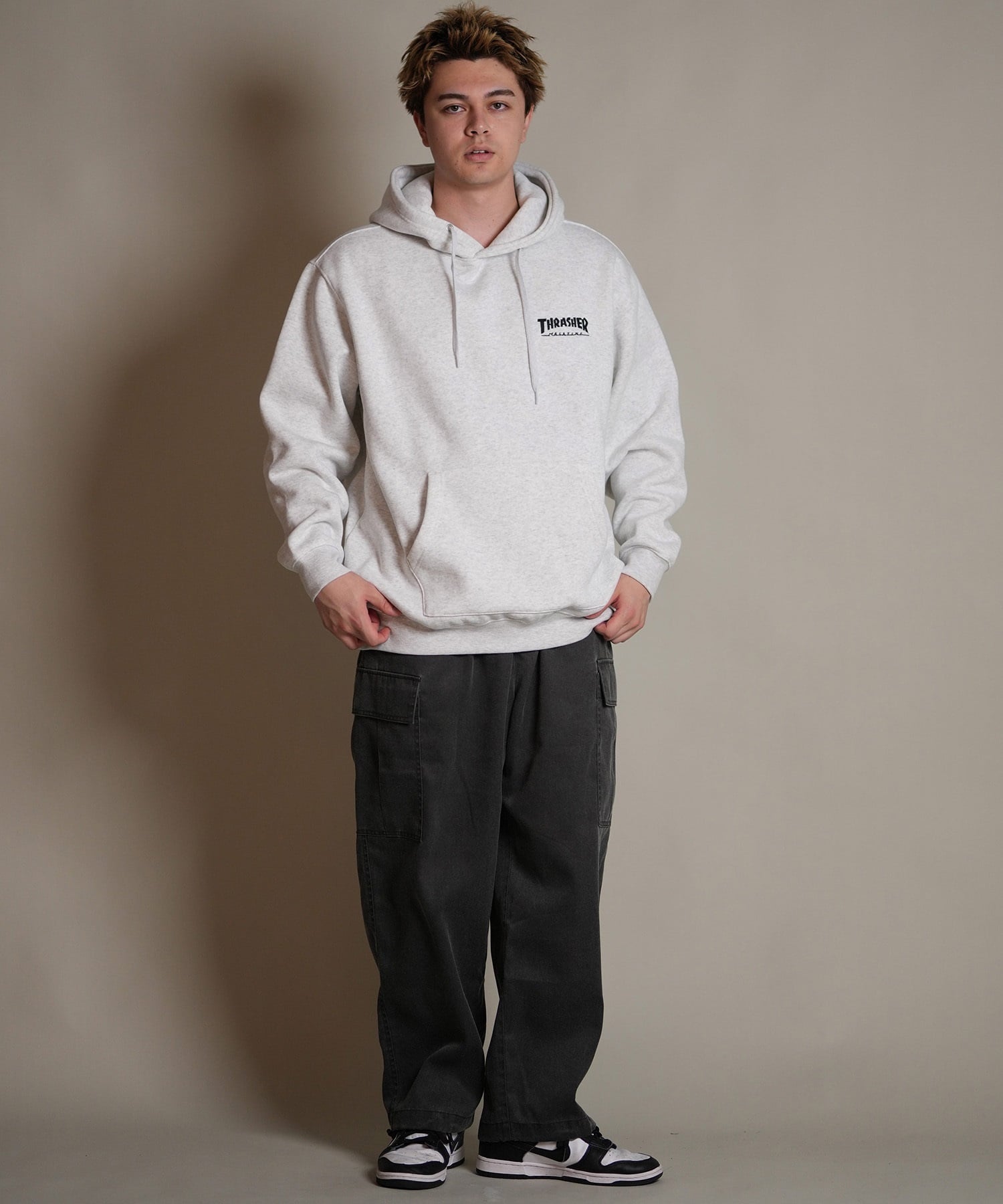 DEAR LAUREL ディアローレル ロングパンツ カーゴパンツ メンズ ロンパン TWILL CARGO PANTS D25F-3105(CGR-M)