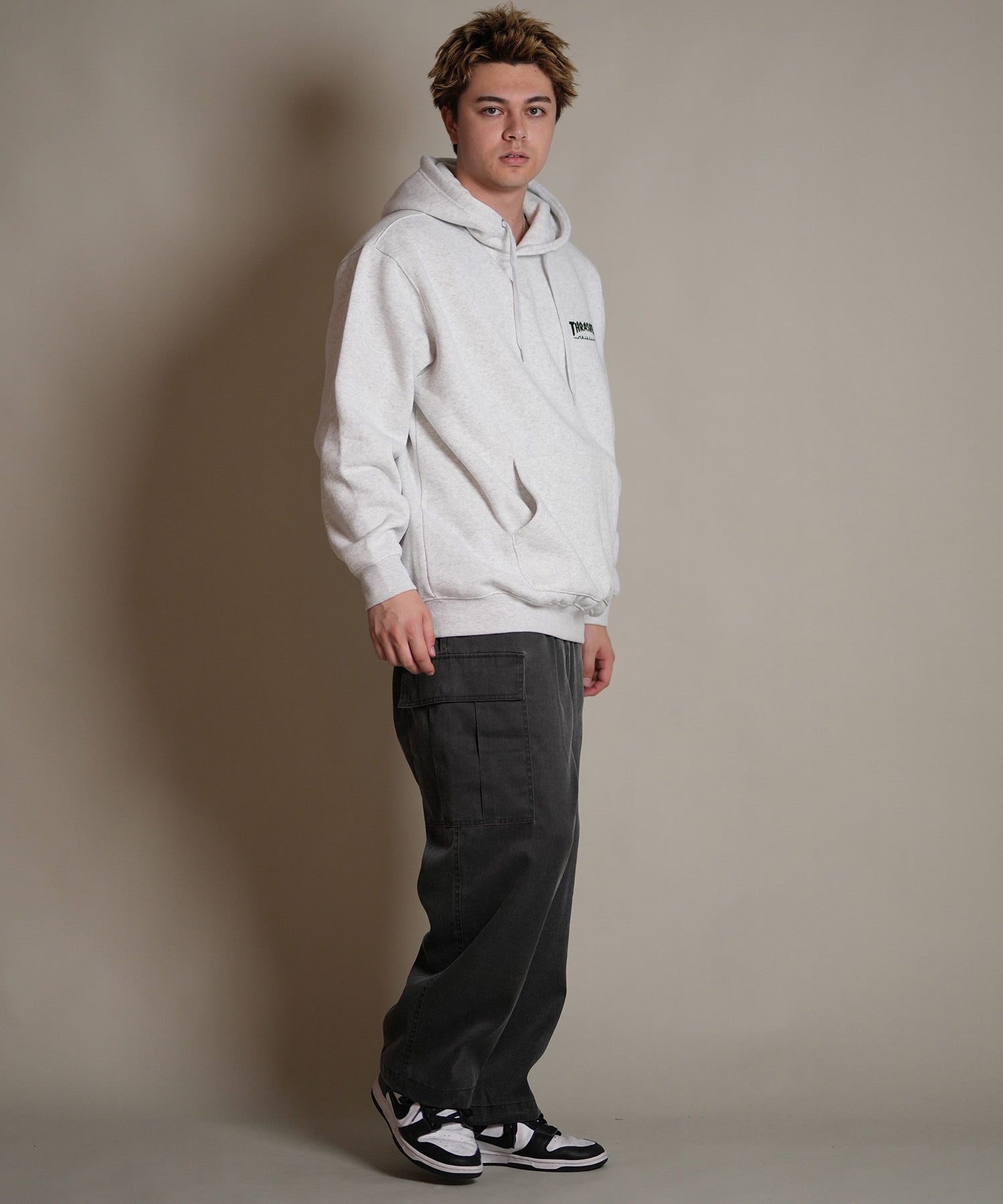 DEAR LAUREL ディアローレル ロングパンツ カーゴパンツ メンズ ロンパン TWILL CARGO PANTS D25F-3105(CGR-M)