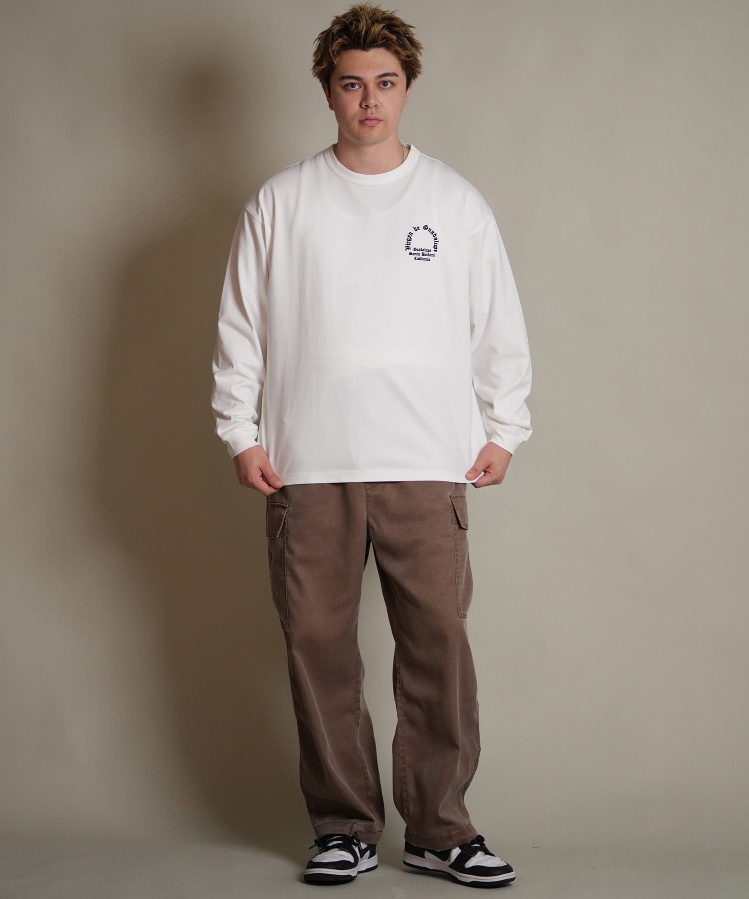 DEAR LAUREL ディアローレル ロングパンツ カーゴパンツ メンズ ロンパン TWILL CARGO PANTS D25F-3105(CGR-M)