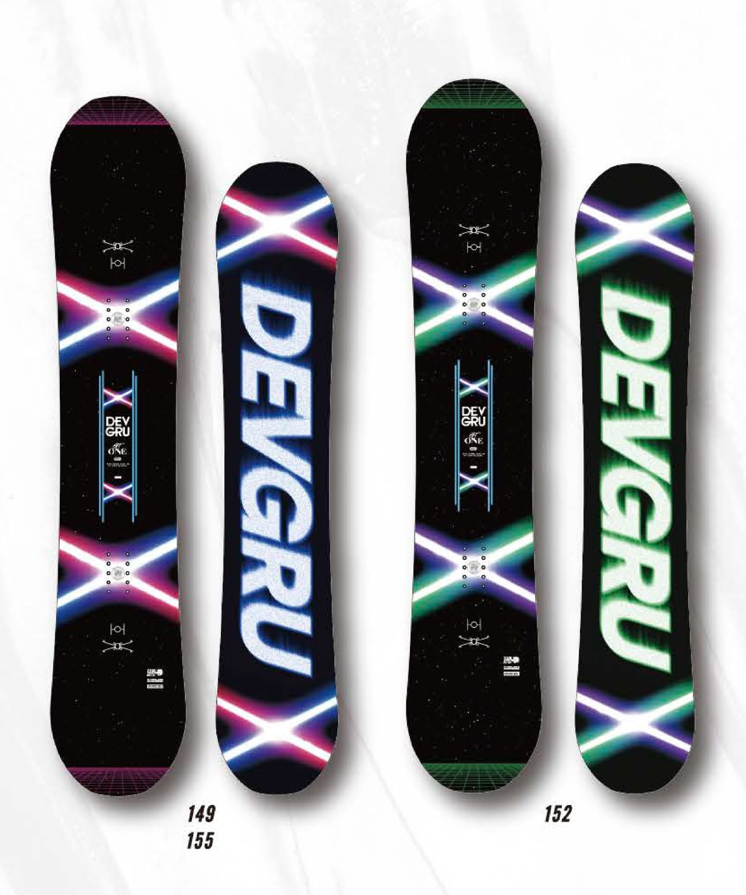 DEVGRU デブグル ジーティー ワン スノーボード 板 メンズ 25-26 MM B15(ONECOLOR-149cm)