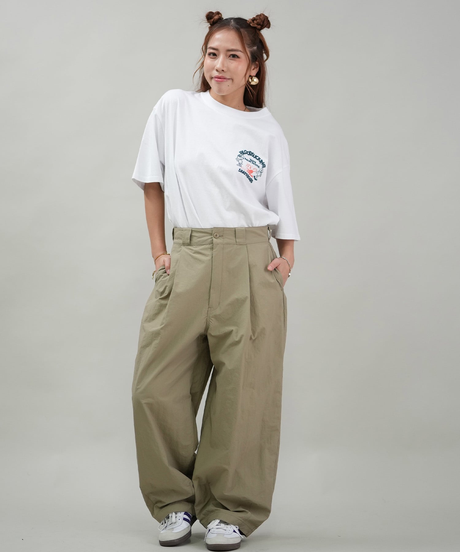 TOY MACHINE トイマシーン 半袖 Tシャツ レディース バックプリント オーバーサイズ MTMSFST16 ムラサキスポーツ限定(WHITE-M)