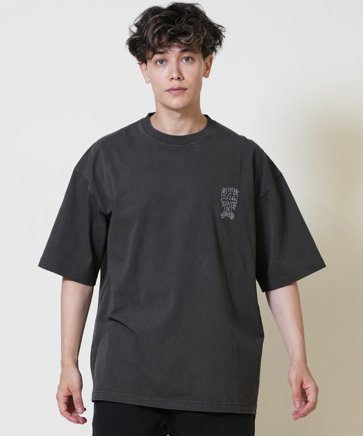 DOGTOWN ドッグタウン 半袖 Tシャツ メンズ バックプリント オーバーサイズ 253DT1ST005(IVO-M)