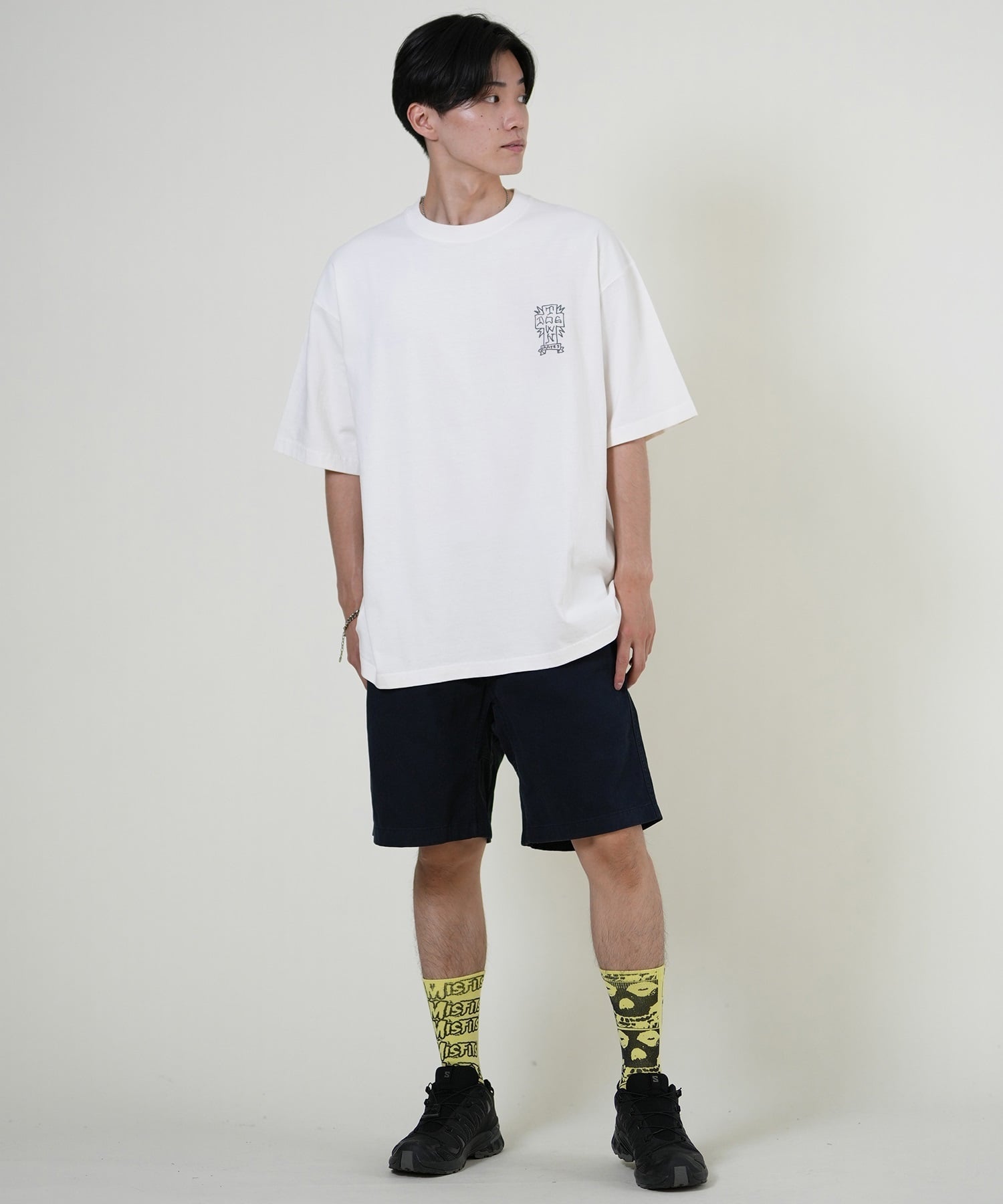 DOGTOWN ドッグタウン 半袖 Tシャツ メンズ バックプリント オーバーサイズ 253DT1ST005(IVO-M)
