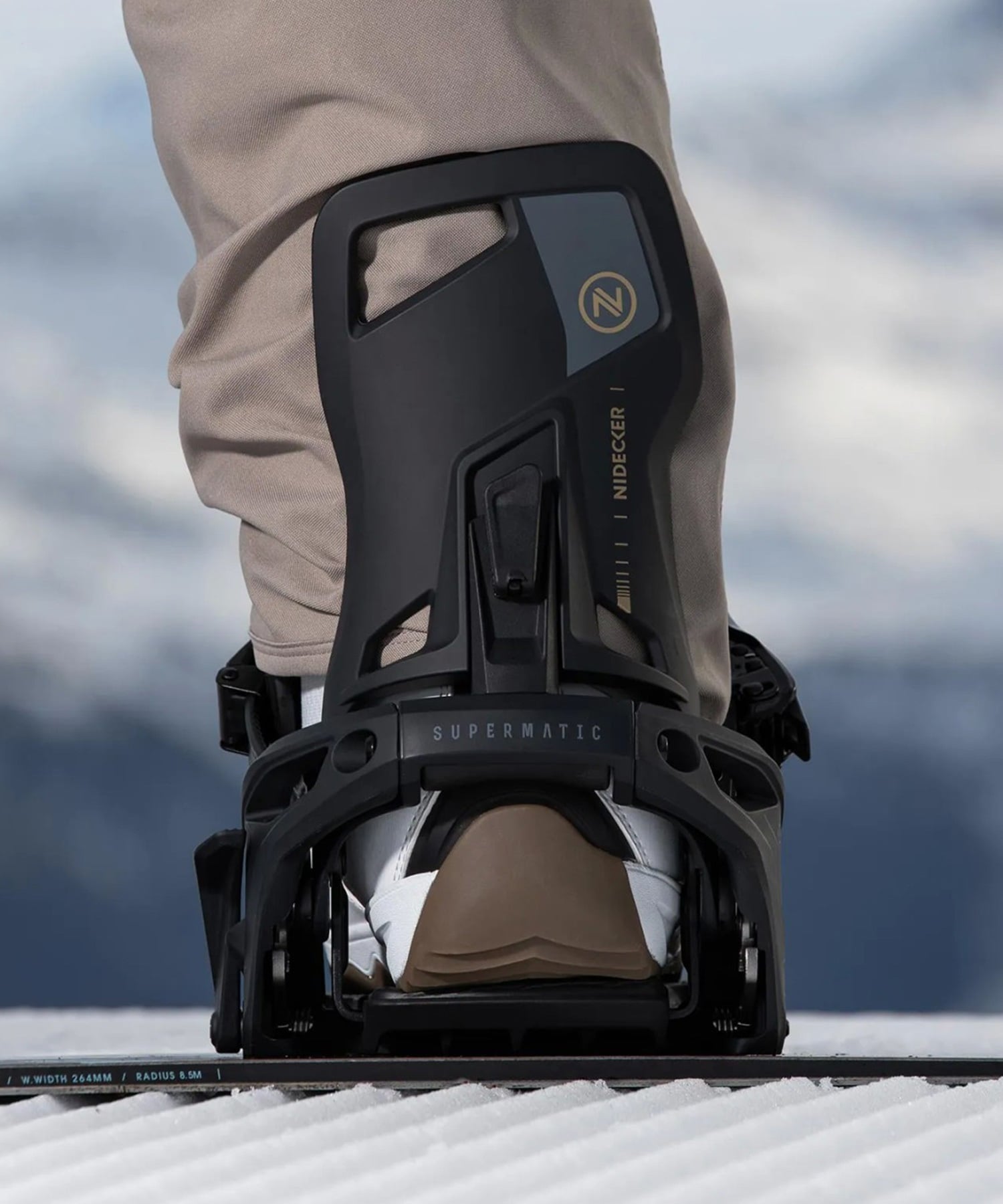 NIDECKER ナイデッカー Og Supermatic スノーボード バインディング ビンディング ユニセックス ムラサキスポーツ 25-26モデル MM B21 【2526】(WT-S)
