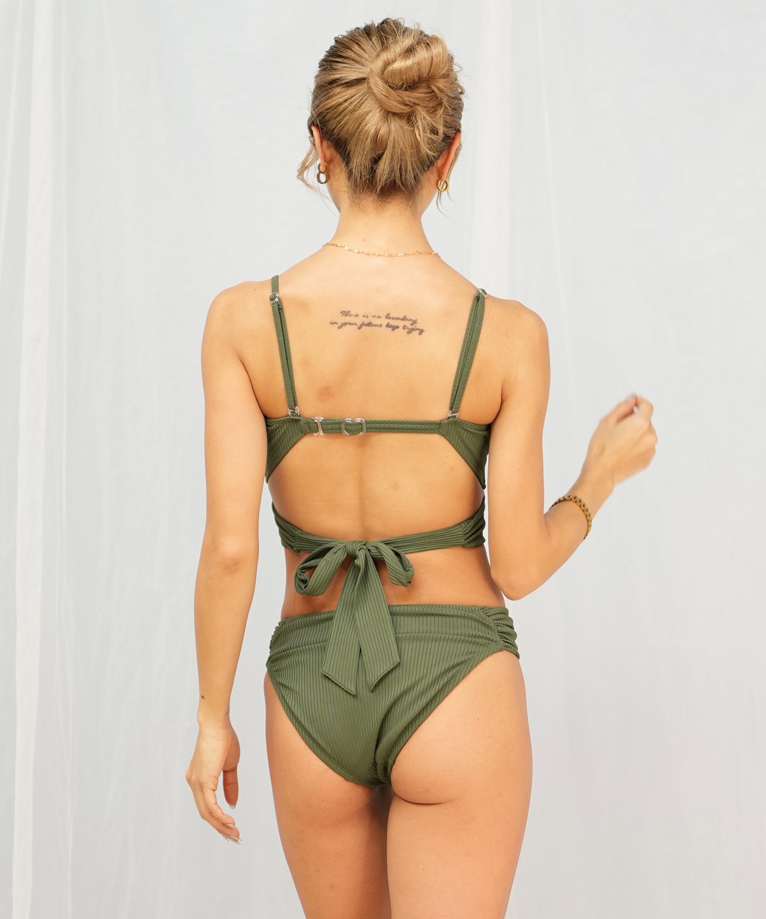 Beach Queen ビーチクイーン 水着 レディース  リブ 403560(WHT-9)