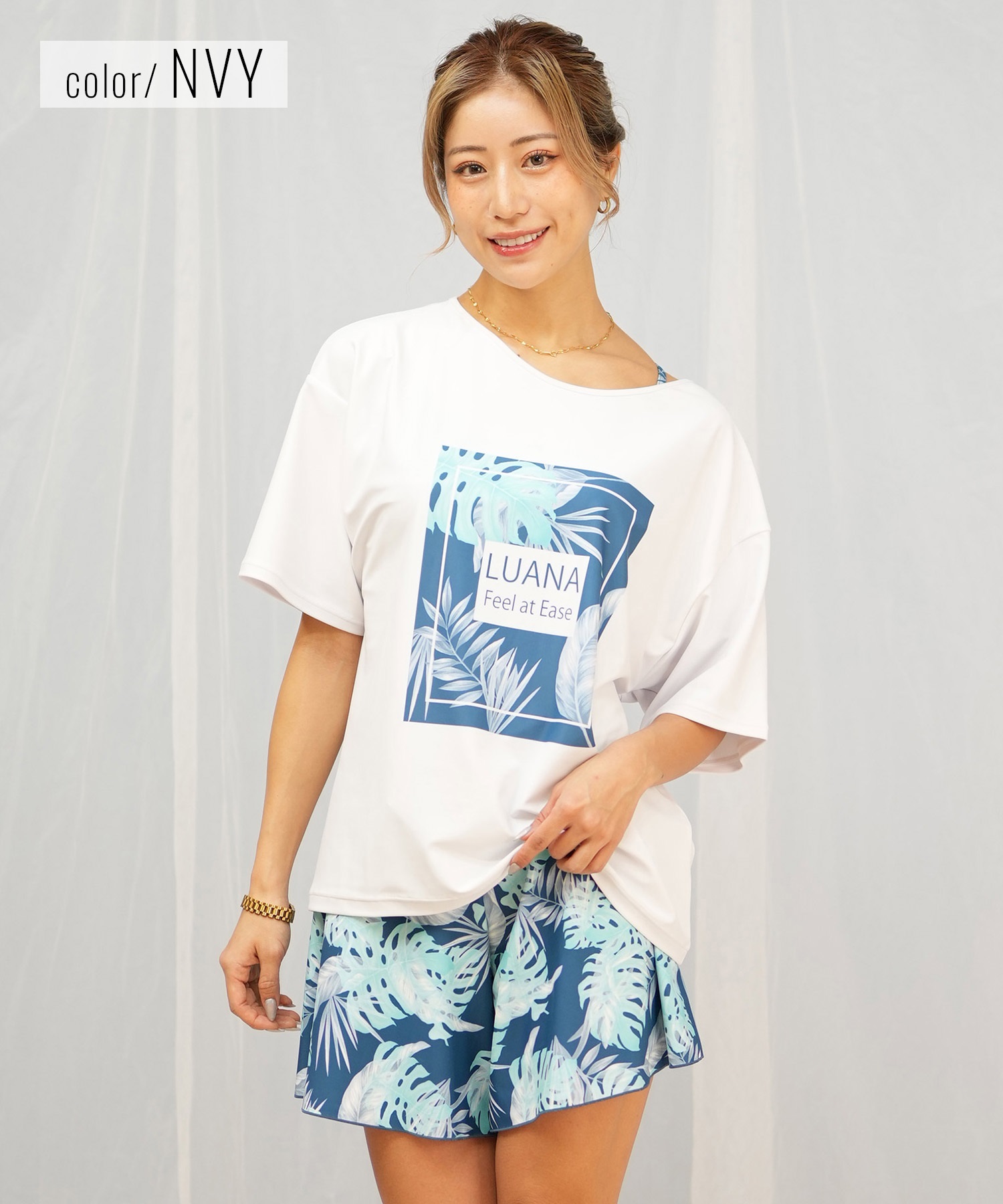 Beach Queen ビーチクイーン 水着 レディース  4点セット タンキニ 403590(MGR-7)