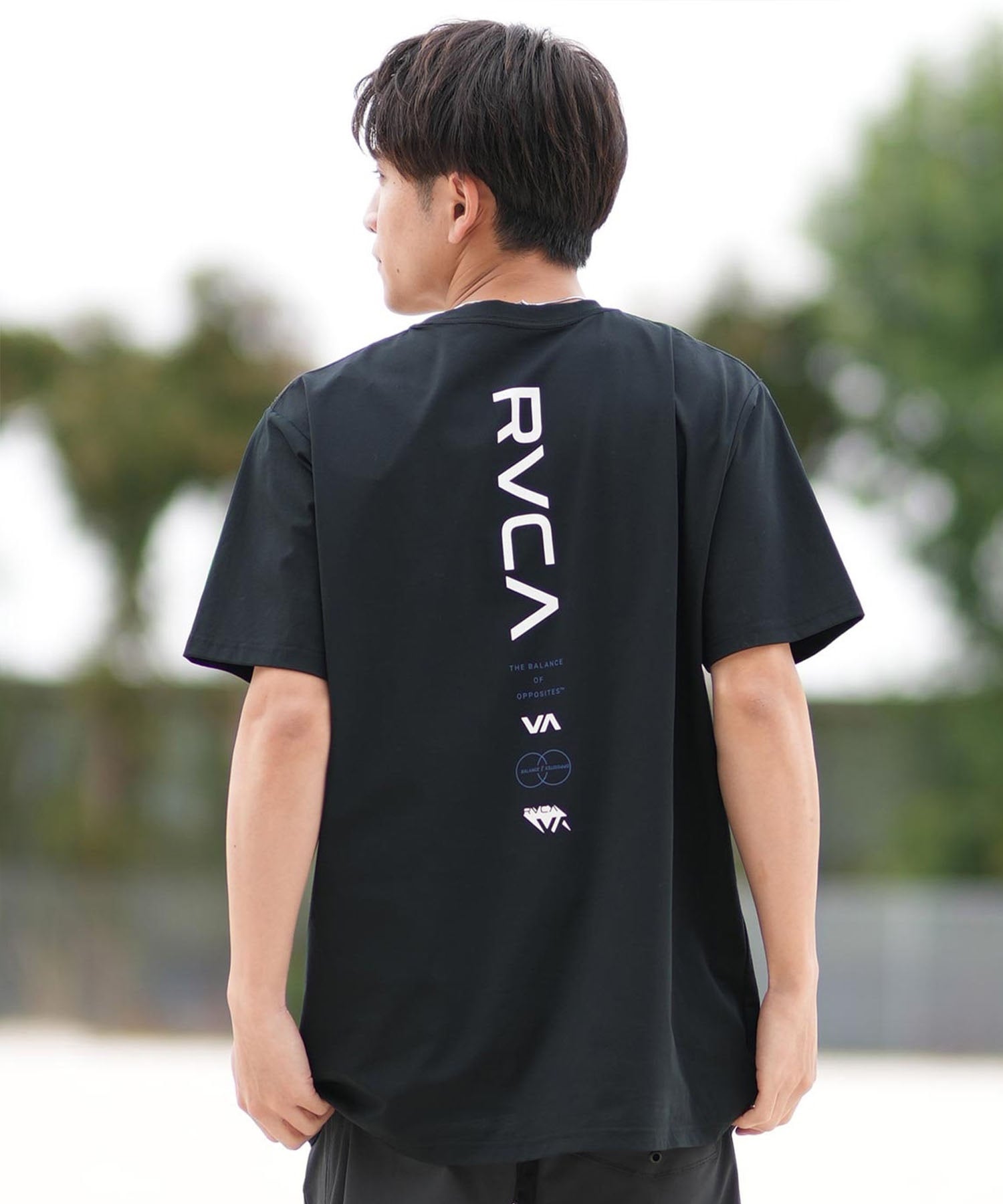 RVCA ルーカ 半袖 Tシャツ メンズ ラッシュガード 水陸両用 ユーティリティー ILL RVCA ESCAPE SFST BF041-871(BBL-S)