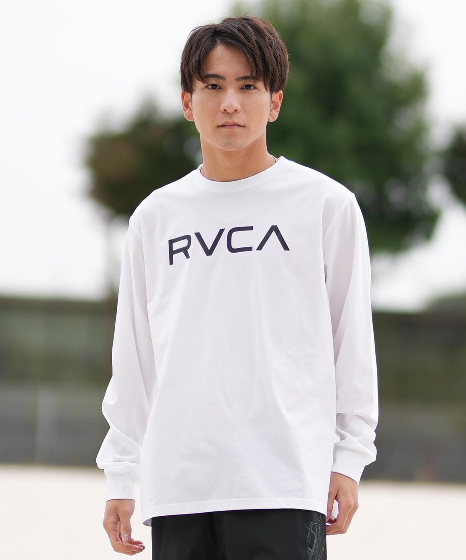 RVCA ルーカ 長袖 Tシャツ メンズ ラッシュガード 水陸両用 ユーティリティー RVCA ESCAPE SFLT BF041-876(BBL-S)