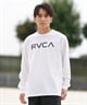 RVCA ルーカ 長袖 Tシャツ メンズ ラッシュガード 水陸両用 ユーティリティー RVCA ESCAPE SFLT BF041-876(BBL-S)