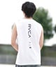 RVCA ルーカ ラッシュガード メンズ タンクトップ バックプリント UVカット 吸水速乾 水陸両用 BF041-878(WHT-S)