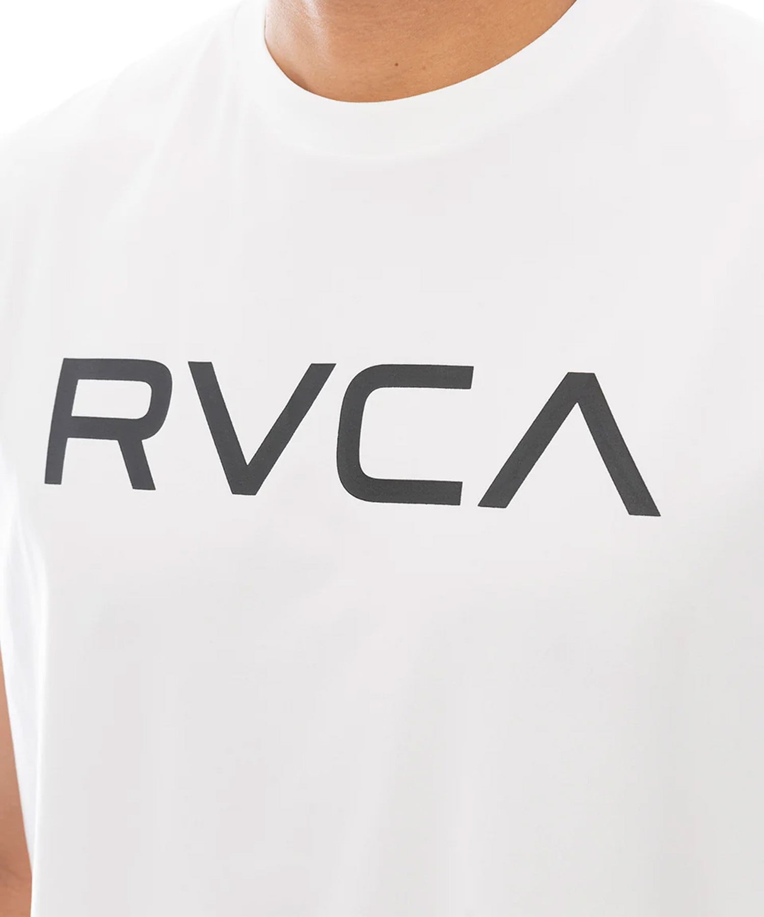 RVCA ルーカ ラッシュガード メンズ タンクトップ バックプリント UVカット 吸水速乾 水陸両用 BF041-878(WHT-S)
