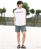 RVCA ルーカ ラッシュガード メンズ タンクトップ バックプリント UVカット 吸水速乾 水陸両用 BF041-878(WHT-S)