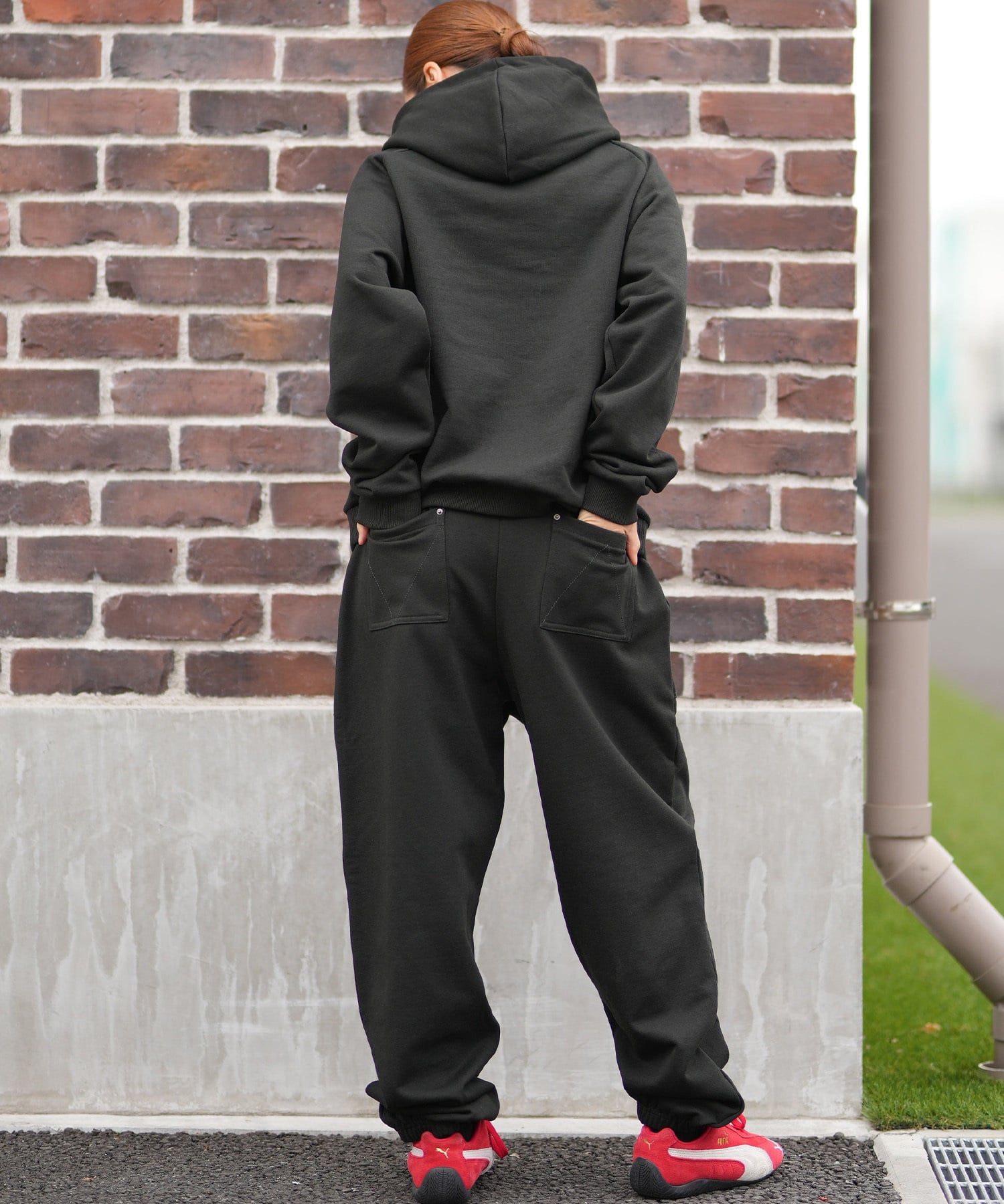 RVCA ルーカ プルオーバー パーカー レディース シンプル ロゴ 裏毛 RECESSION HOODIE BF044-009(PTK-S)